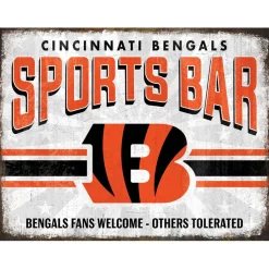 NFL Sports Bar Metal Sign