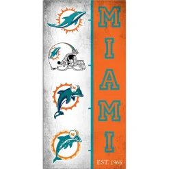 NFL Team Logo History Sign