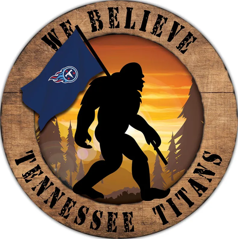 NFL We Believe Bigfoot Sign