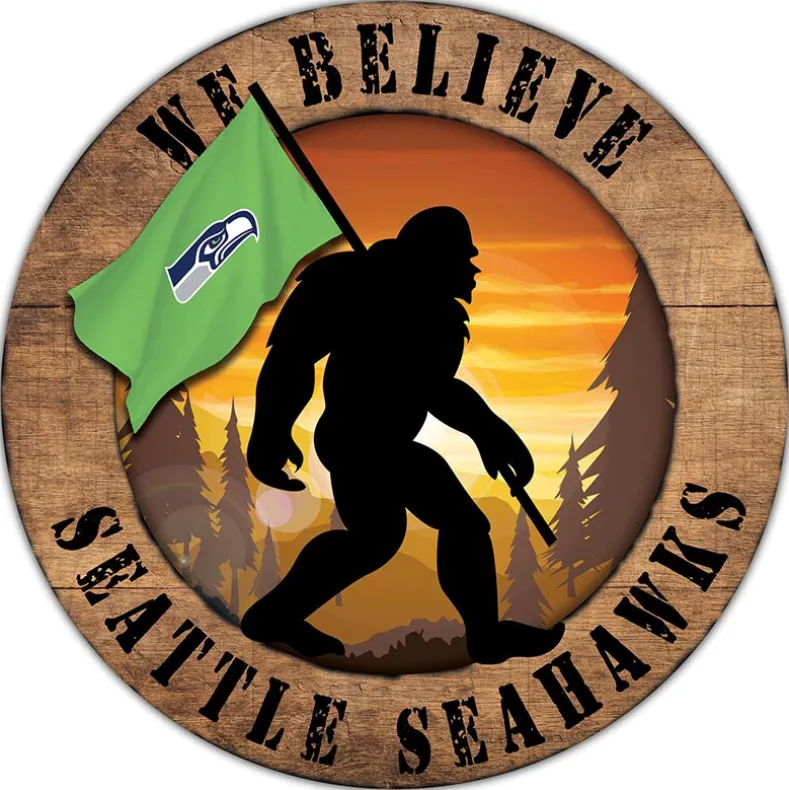 NFL We Believe Bigfoot Sign