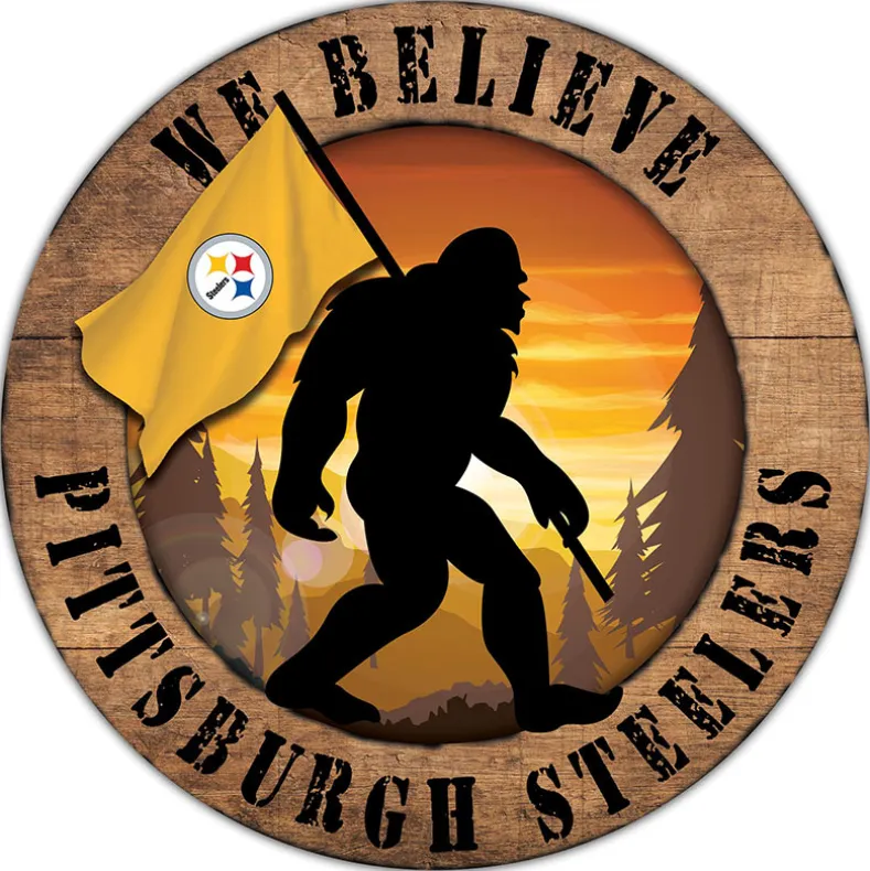 NFL We Believe Bigfoot Sign