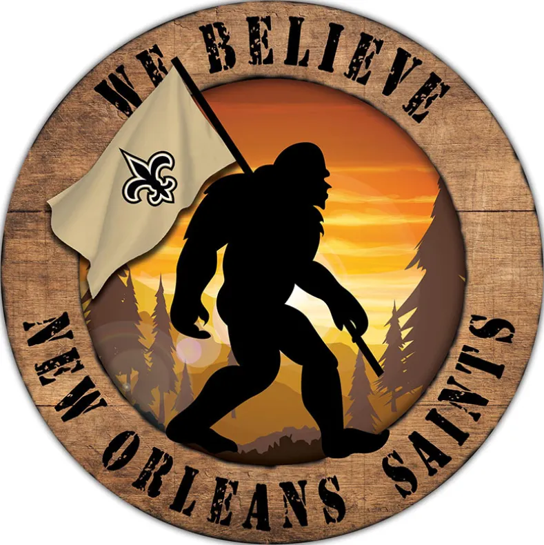 NFL We Believe Bigfoot Sign