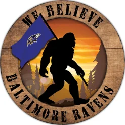 NFL We Believe Bigfoot Sign
