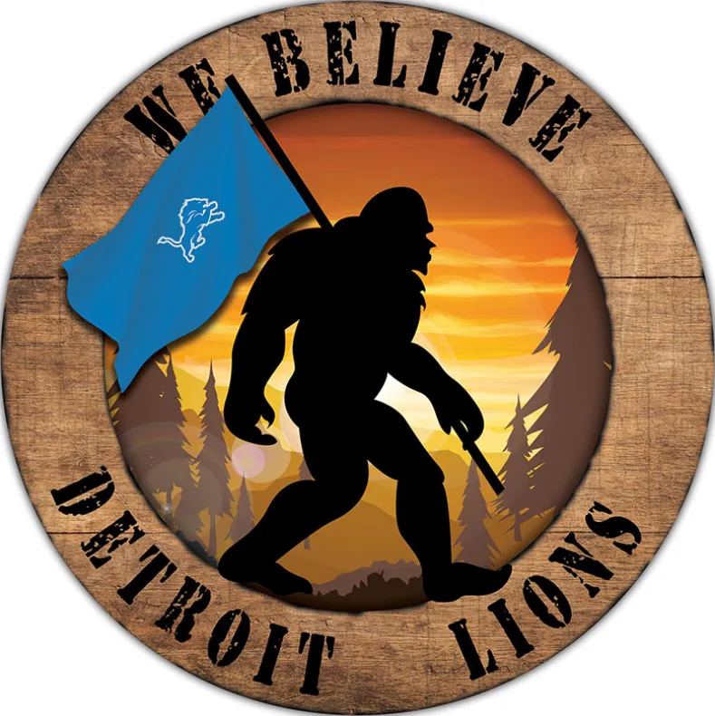 NFL We Believe Bigfoot Sign