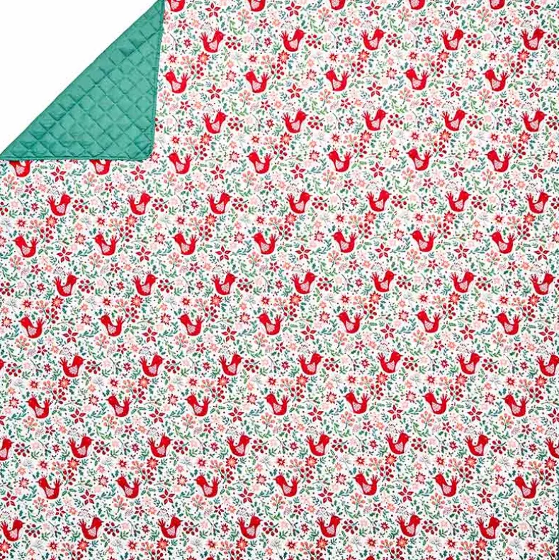 Nordic Cardinal Quilt Set Full/Queen or King with Shams