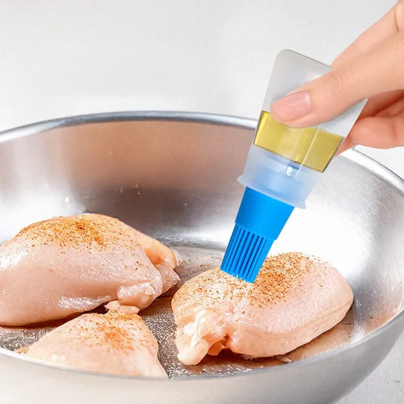 Oil Dispenser with Brush - Set of 2