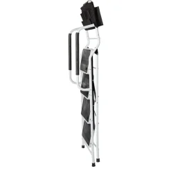 3 or 4 Step Folding Ladder with Handrails
