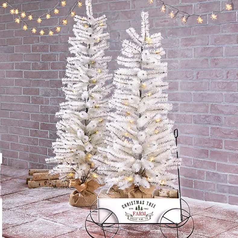 Outdoor Lighted Tinsel Tree 36 or 48 Inches