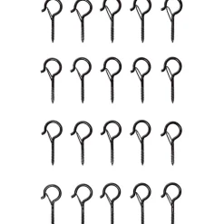 Outdoor Screw-In Q-Hanger Hooks for String Lights and Hanging Baskets