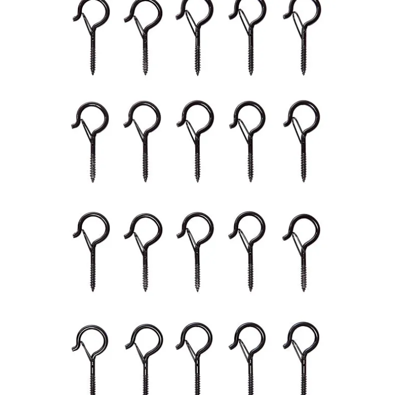 Outdoor Screw-In Q-Hanger Hooks for String Lights and Hanging Baskets