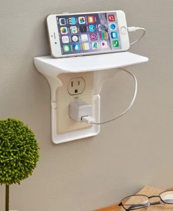 Outlet Shelf Wall Holder Set of 2