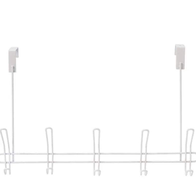 Over-the-Door 5-Hook Rack - Closet or Bedroom