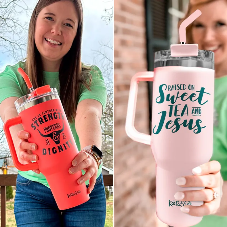 40-Oz Blessed and Refreshed Tumbler