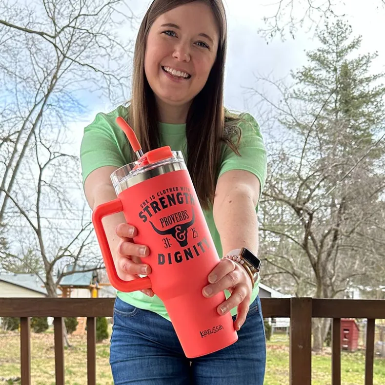 40-Oz Blessed and Refreshed Tumbler