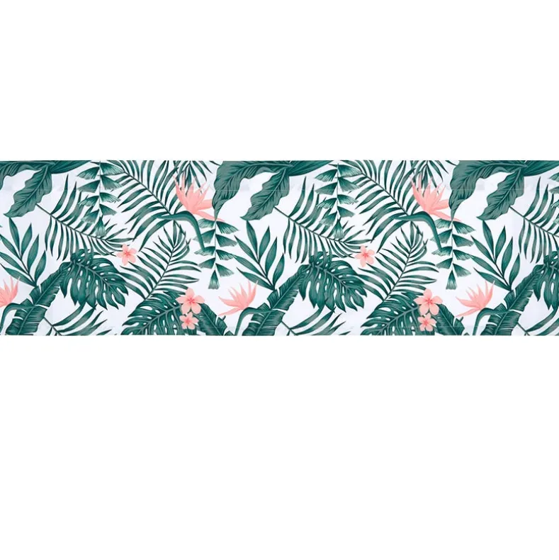 Palm Floral Shower Curtain, Bath Rug, Hand Towels, Valance, or Hooks