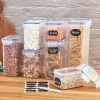 Pantry Food Storage Containers with Labels – Set of 7