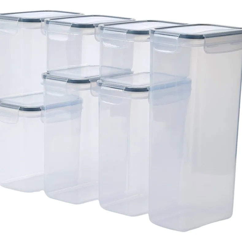 Pantry Food Storage Containers with Labels – Set of 7
