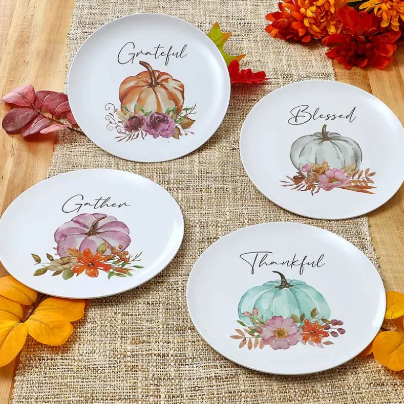 Pastel Fall Sentiments Tableware Collection