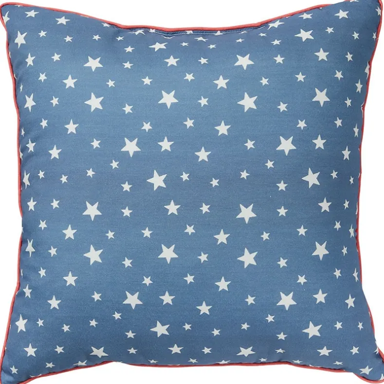 Patriotic Check Sham or Accent Pillow