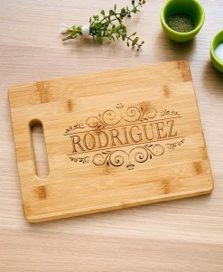 Personalized Bamboo Engraved Cutting Board