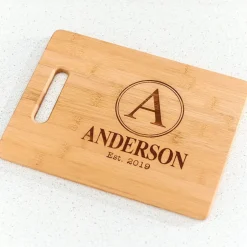 Personalized Bamboo Engraved Cutting Board