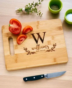 Personalized Bamboo Engraved Cutting Board