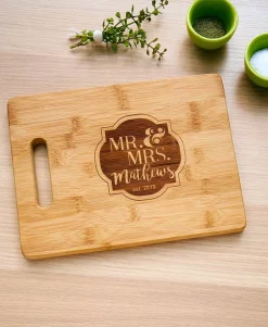 Personalized Bamboo Engraved Cutting Board