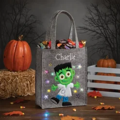Personalized LED Halloween Treat Bag