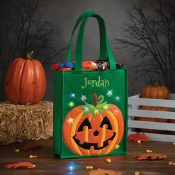Personalized LED Halloween Treat Bag