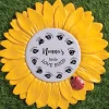 Personalized Love Bugs Sunflower Garden Stone