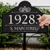 Personalized Magnetic Address Sign or Stake