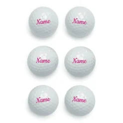 Personalized Name Golf Balls Set of 6