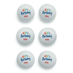 Personalized Name Golf Balls Set of 6