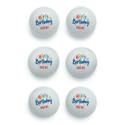 Personalized Name Golf Balls Set of 6