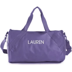 Personalized Travel Bag with White Block Name