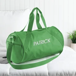 Personalized Travel Bag with White Block Name