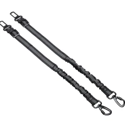 Pet Bungee Seat Belts Set of 2,Expands 21" with Rotating Clamp