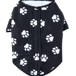 Pet Sherpa Jacket - Cozy, Reversible Design with Easy Fabric-Magic Closure