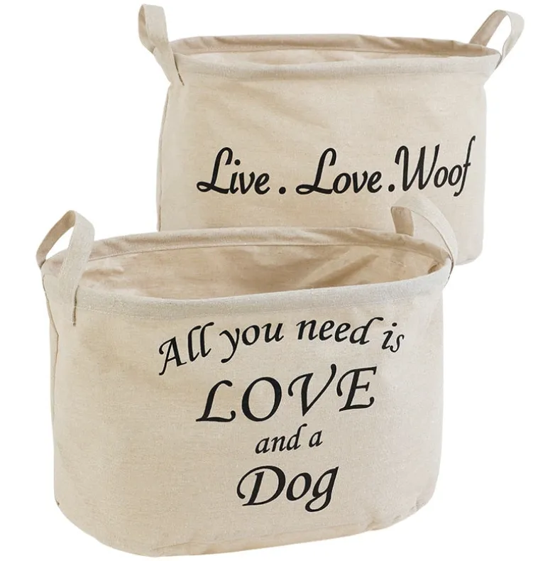 Pet Storage Bins Set of 2