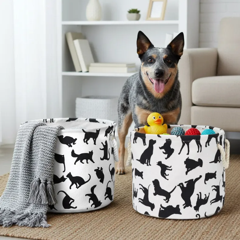 Pet-Themed Storage Bins