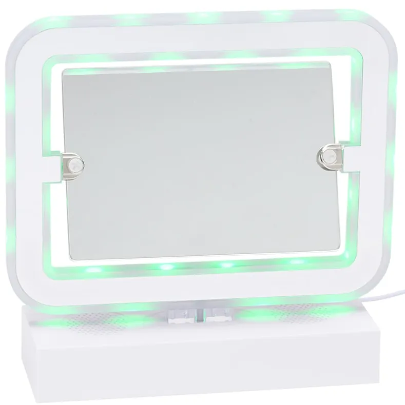 Photo Light Up Makeup Mirror With Bluetooth USB Speaker