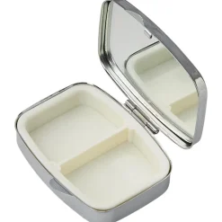 Pill Box 2 Compartment Medicine Pill Case
