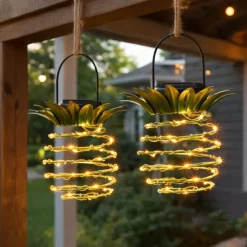 Pineapple LED Solar Garden Light