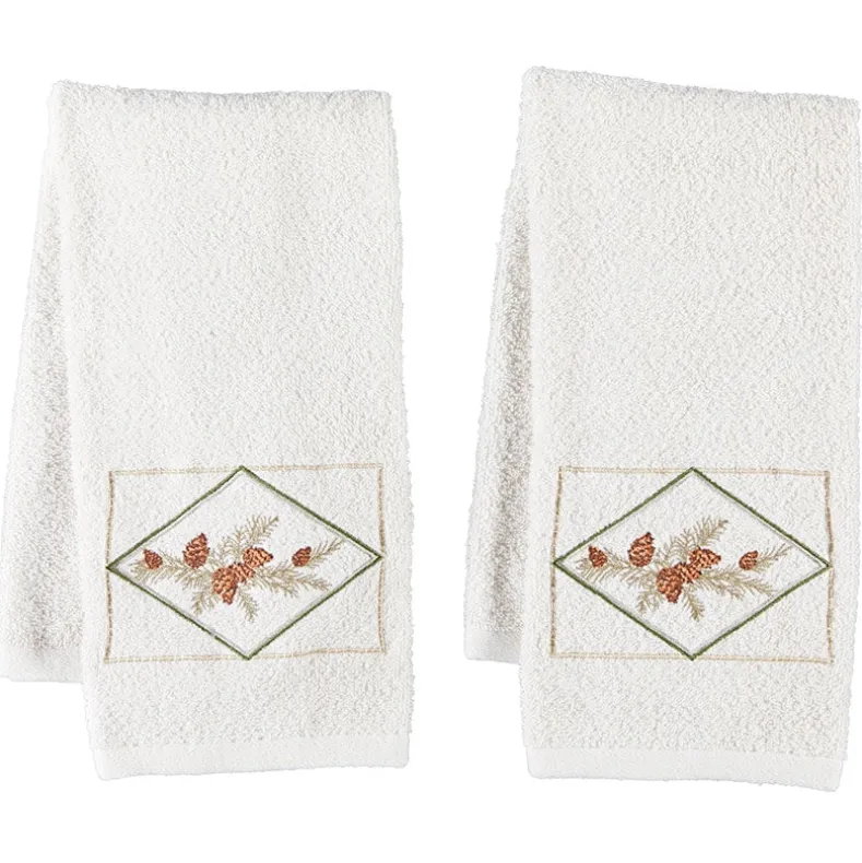 Pine Cone Kitchen Towels