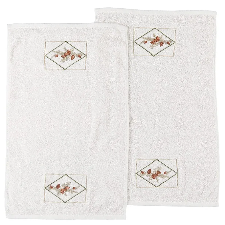 Pine Cone Kitchen Towels