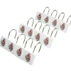 Pinecone Themed Shower Hooks Set of 12