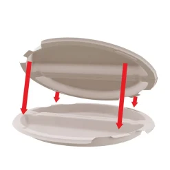25-Pk. Foldable Perfect Plate