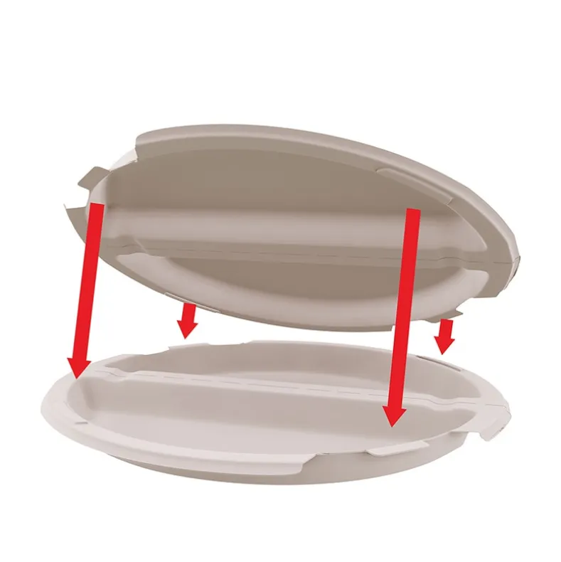 25-Pk. Foldable Perfect Plate