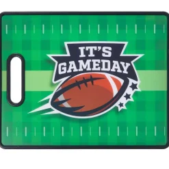 Plastic Cutting Board with Football Icon for Game Day