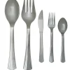 Plastic Disposable Silverware Set of 24 or Serving Utensils Set of 4